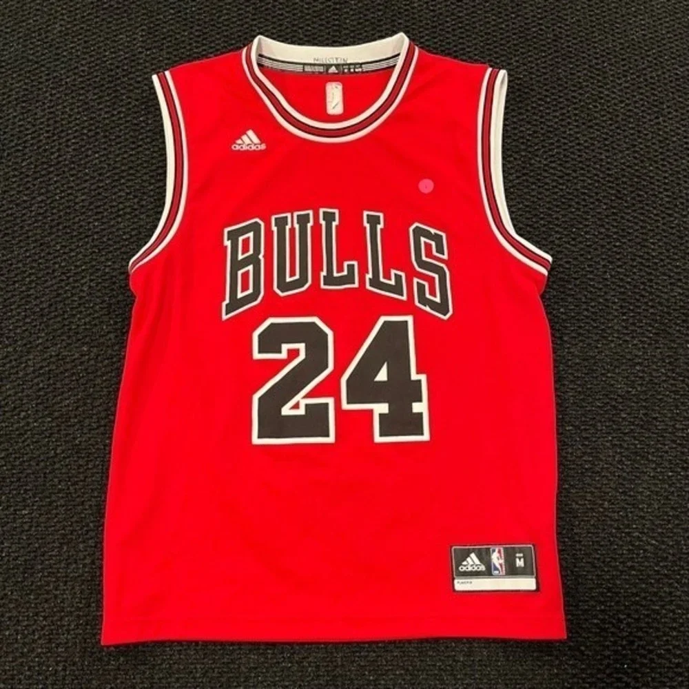 Lauri Markkanen Chicago Bulls Adidas NBA Jersey Red Basketball‎ Mens Size Medium